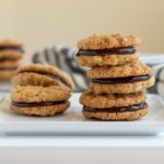 Ellen of Off-Script Recipes shares her Original Recipe for Oatmeal Ganache Sandwich Cookies