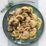 Ellen of Off-Script Recipes shares her Original Recipe for Tuscan Grilled Cauliflower