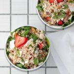 Ellen of Off-Script Recipes shares her Original Recipe for Strawberry Barley Salad