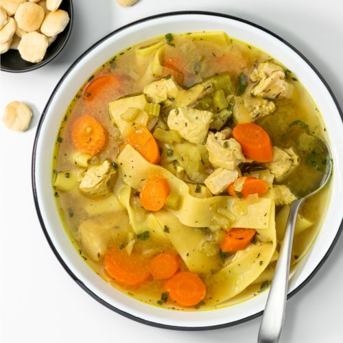 My Off-Script Grandma's Chicken Noodle Soup - Off-Script