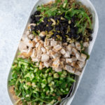 Ellen of Off-Script Recipes shares her Original Recipe for Big Bistro Salad with Wild Rice Arugula & Chicken
