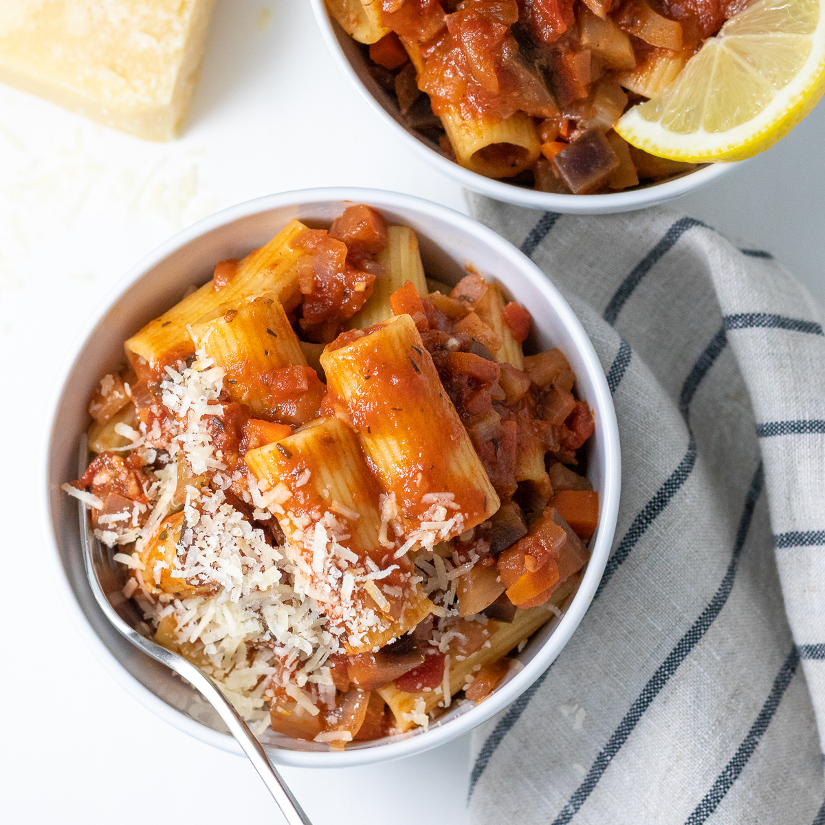 Rustic Red Sauce & Rigatoni - Off-Script