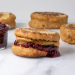Ellen of Off-Script Recipes shares her Original Recipe for Homemade Hearty Grain English Muffins