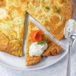 Ellen of Off-Script Recipes shares her Original Recipe for Spring Onion & Dill Dutch Baby with Smoked Salmon