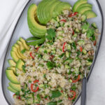 Ellen of Off-Script Recipes shares her Original Recipe for Toasted Rice& Cucumber Salad with Cumin Vinaigrette